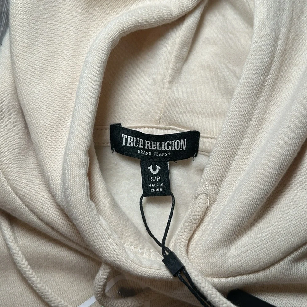 True Religion Foil Metallic Arch Hoodie - Small